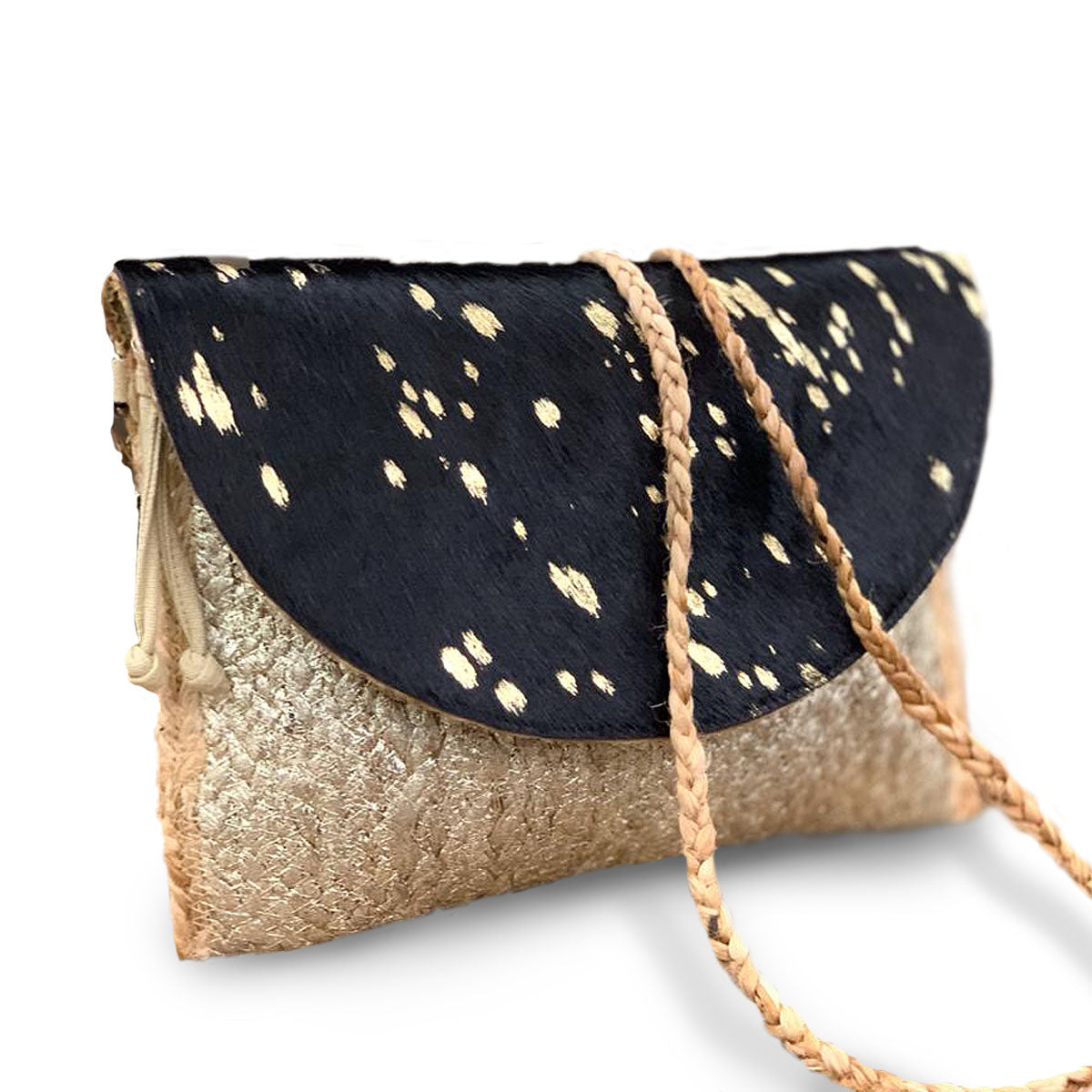 Black & Gold Bag/Clutch