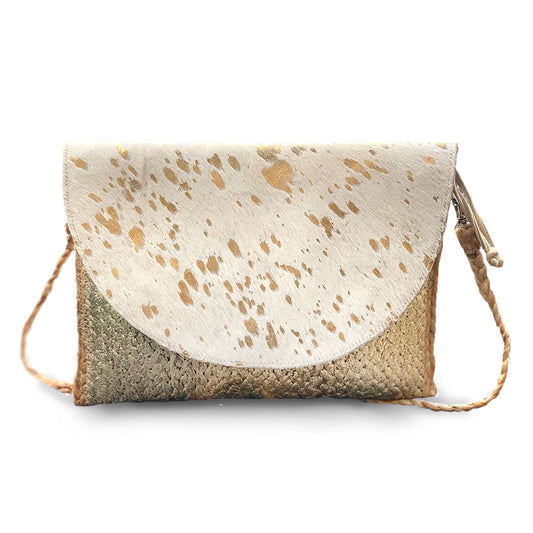 White & Gold Bag/Clutch