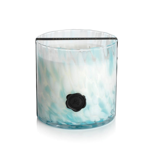 AG Opal Glass Three Wick Candle Jar- Sunset Beach ig-2500