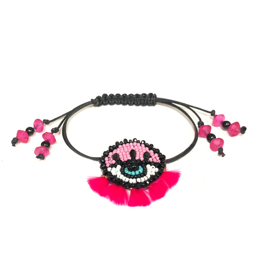 Friendship Bracelet Pink Eye