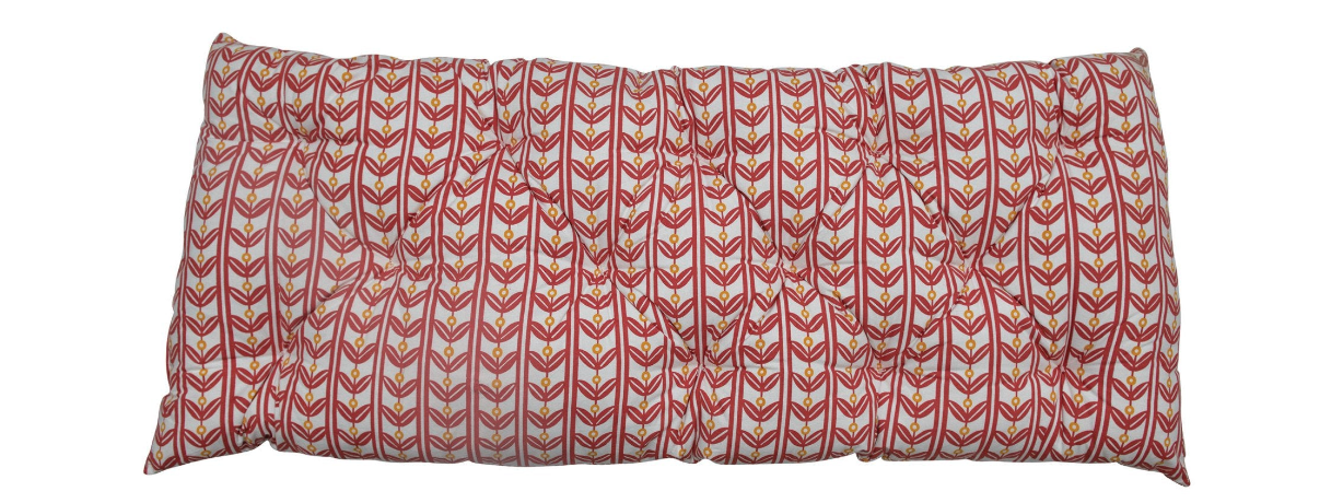 Cotton Printed Tufted French Cushion
