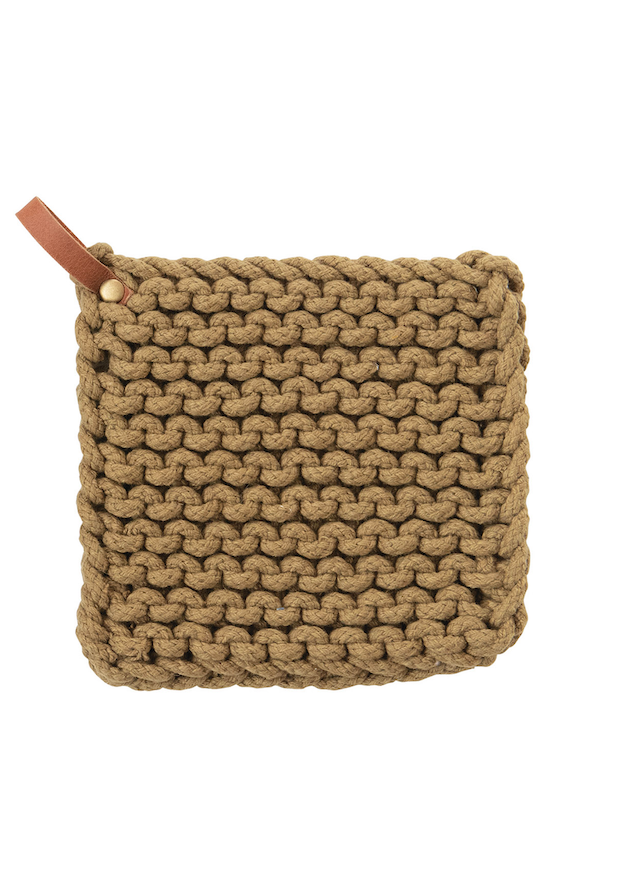 8" Hand Crocheted pot holder