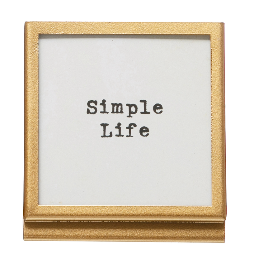 Frame with Easel and Saying