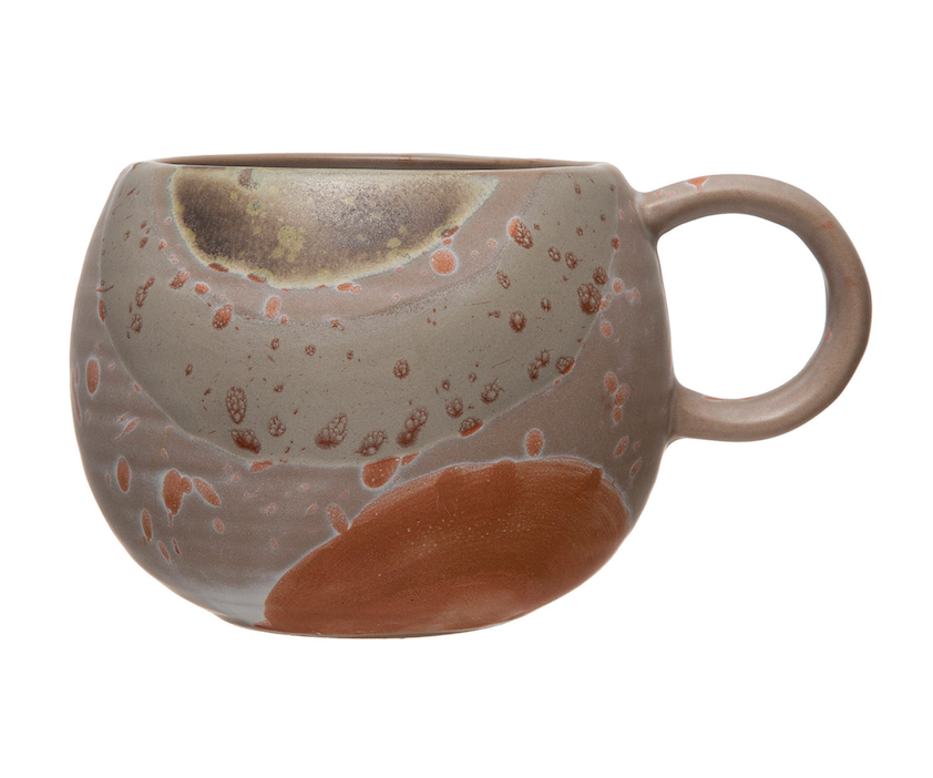 16 oz Stoneware Mug, Reactive Glaze