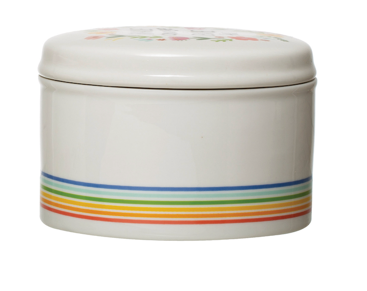 5" Stoneware Canister with Lid