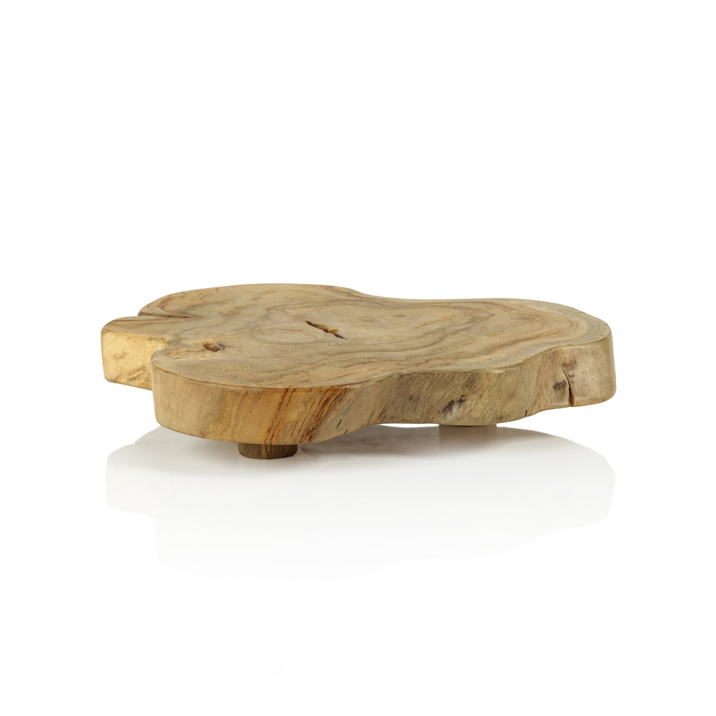 Organic Shape Natural Charcuterie & Cheese Board