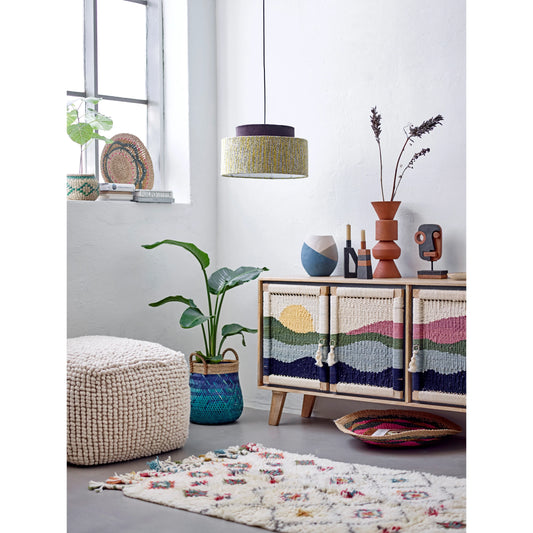 New Zealand Wool Pouf