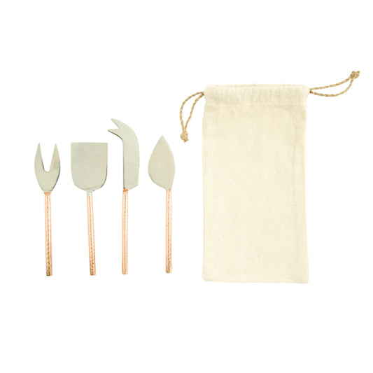 Stainless Steel Cheese Servers Set of 4