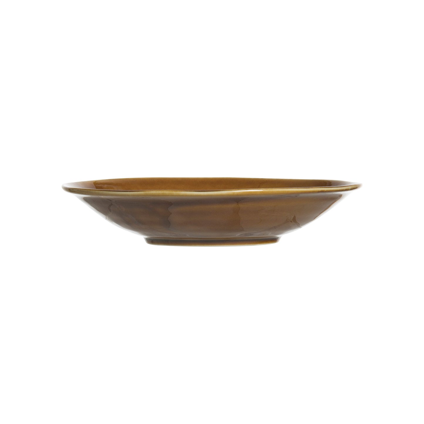 9" Brown Porcelain Bowl