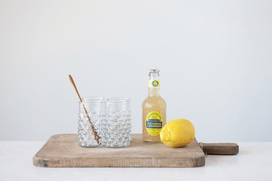 12 oz Hobnail Drinking Glass
