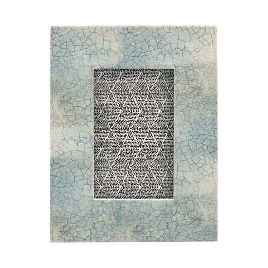 4x6 Photo Frame with Crackle Finish