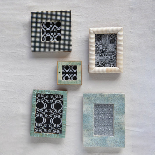 Handmade Mother of Pearl Photo Frame 5x7