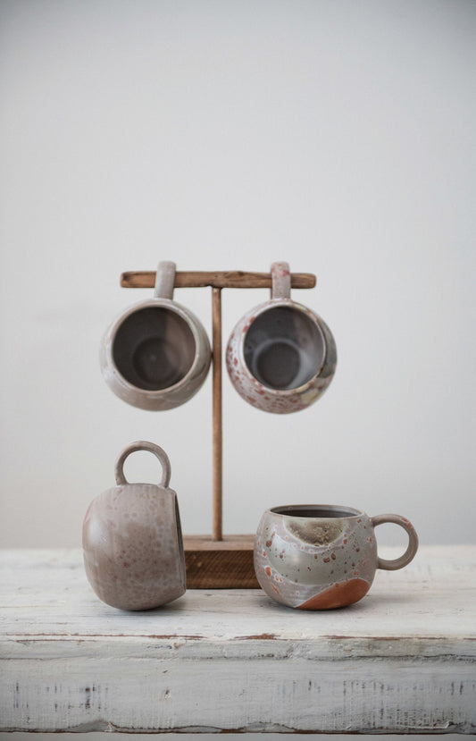 16 oz Stoneware Mug, Reactive Glaze