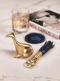 Blue Royal Leather Tassel Bottle Opener