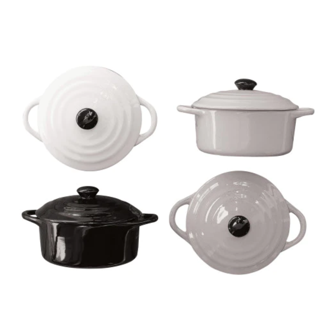 5" Stoneware Mini Baker with Lid