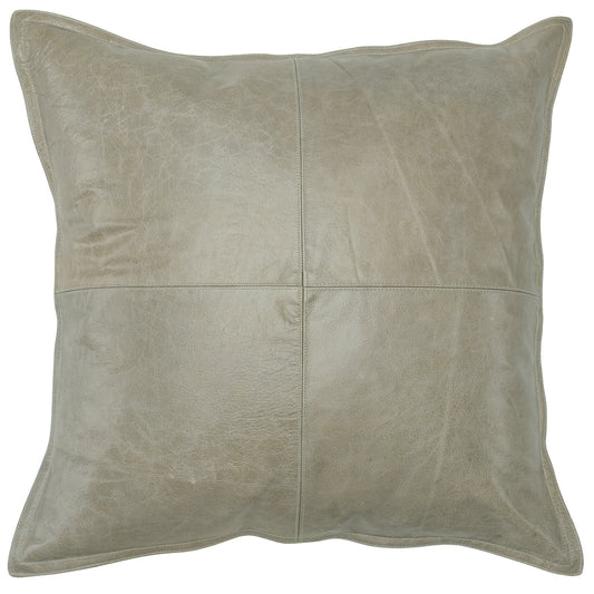 SLD Leather Pike Gray 22x22 Accent Pillow