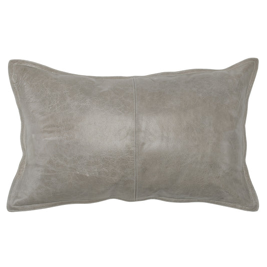 SLD Leather Pike Gray 14x26 Accent Pillow