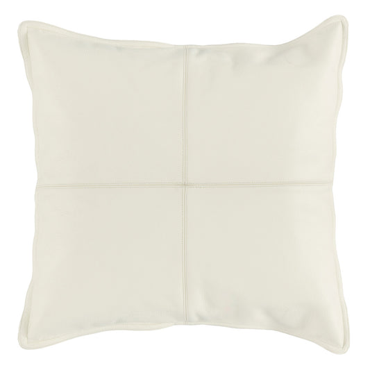 SLD Leather Davis Ivory Accent Pillow 22x22