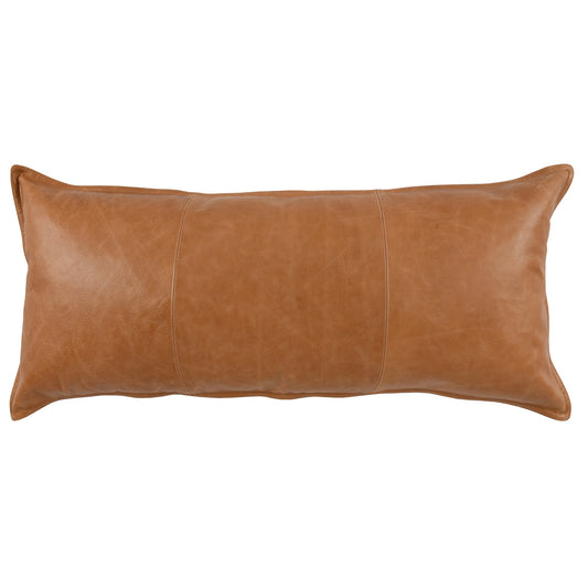 SLD Leather Dumont Chestnut Accent Pillow  16x36